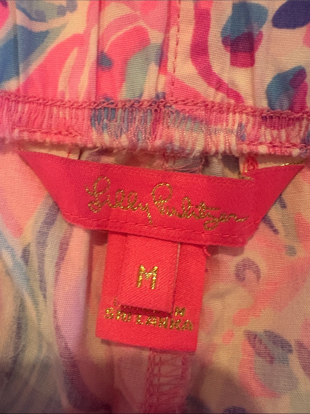 LILLY PULITZER Ocean View Short Prosecco Pink Don't Be Jelly Size; M; EUC - Picture 11 of 13